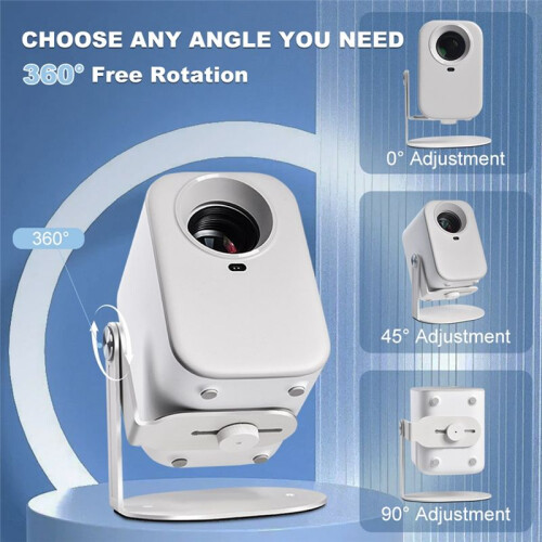 3-in-1 Universal Projector Bracket Desktop Wall Mounted Celling Suspended Holder Stand 360 Rotate Projector Bracket 2