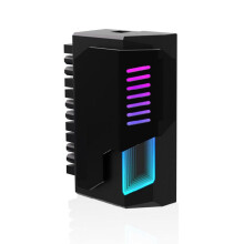 Adaptador ATX de 24 Pines, Adaptador ARGB de 90 Grados, Sincronización de 5 V para Placa Base de PC de Escritorio, Accesorios de Computadora DIY,
