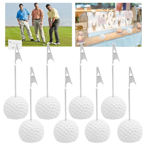8-Pack   Place Card Holders with Alligator Clips for Table Decor, Ideal for  Themed Events 1