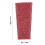 Strass-Mikrofon-Griffabdeckung 11x5cm Glasfaser-Gewebe 2