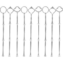 9 Set di Supporti per Cupcake A 3 Livelli, Accessori per Alzate per Torte, Asta di Supporto per Vassoi da Dessert, Creazione di Oggetti Artigianali e