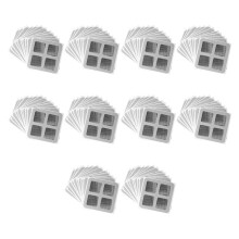 100 Pièces Autocollant de Drain de , Attrape-Cheveux Jetable pour Drain de Douche, Autocollant de Drain de Jetable, Couvercles de Drain