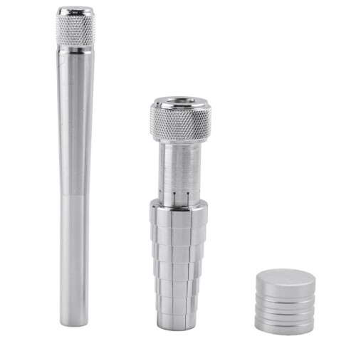 Maca de Anel de Metal de 6-1/2 Polegadas, Ferramenta de Ajuste de Aliança de Casamento de Dedo, Ferramenta de Dimensionamento de Anel de Joias
