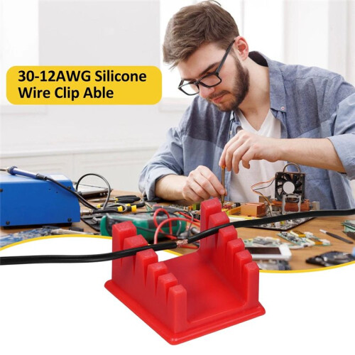 Welding Workbench Magnetic Gasket Bench ABS Wire Fixture Bracket Welding Table Clamp Fixed Clamp for Thick Black 2
