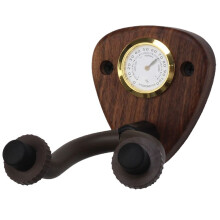 Wood Guitar Holder Hook Stand Wall Mount Guitar Hanger for Acoustic Electric Guitar / Banjo / Bass Dark Wood Color