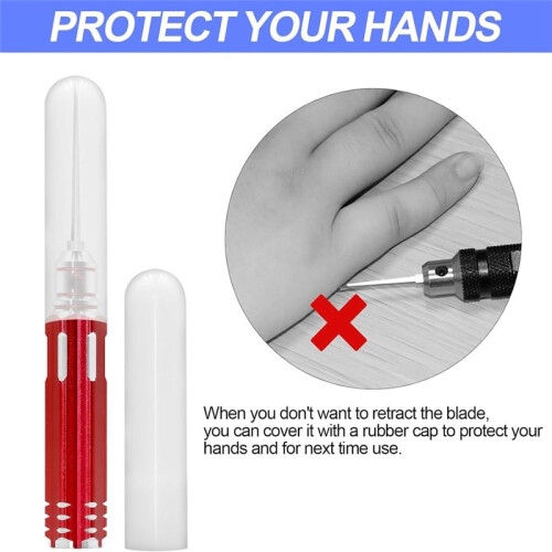 Prime Model Scriber Gundam Resin Carved Scribe  Hobby Cutting Tool Chisel,Hobby Cutting Tool Red 2