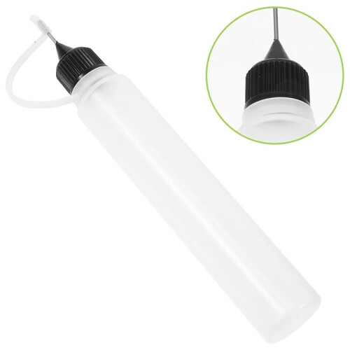 Needle Tip Glue Bottles, 10Pcs Needle Glue Squeeze Bottle Precision Tip Applicator Translucent Glue Bottles 1