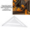 Regla triangular de aleación de aluminio 537 g métrico plateado 4