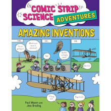 Comic Strip Science Adventures Amazing Inventions by Paul Mason Hardco