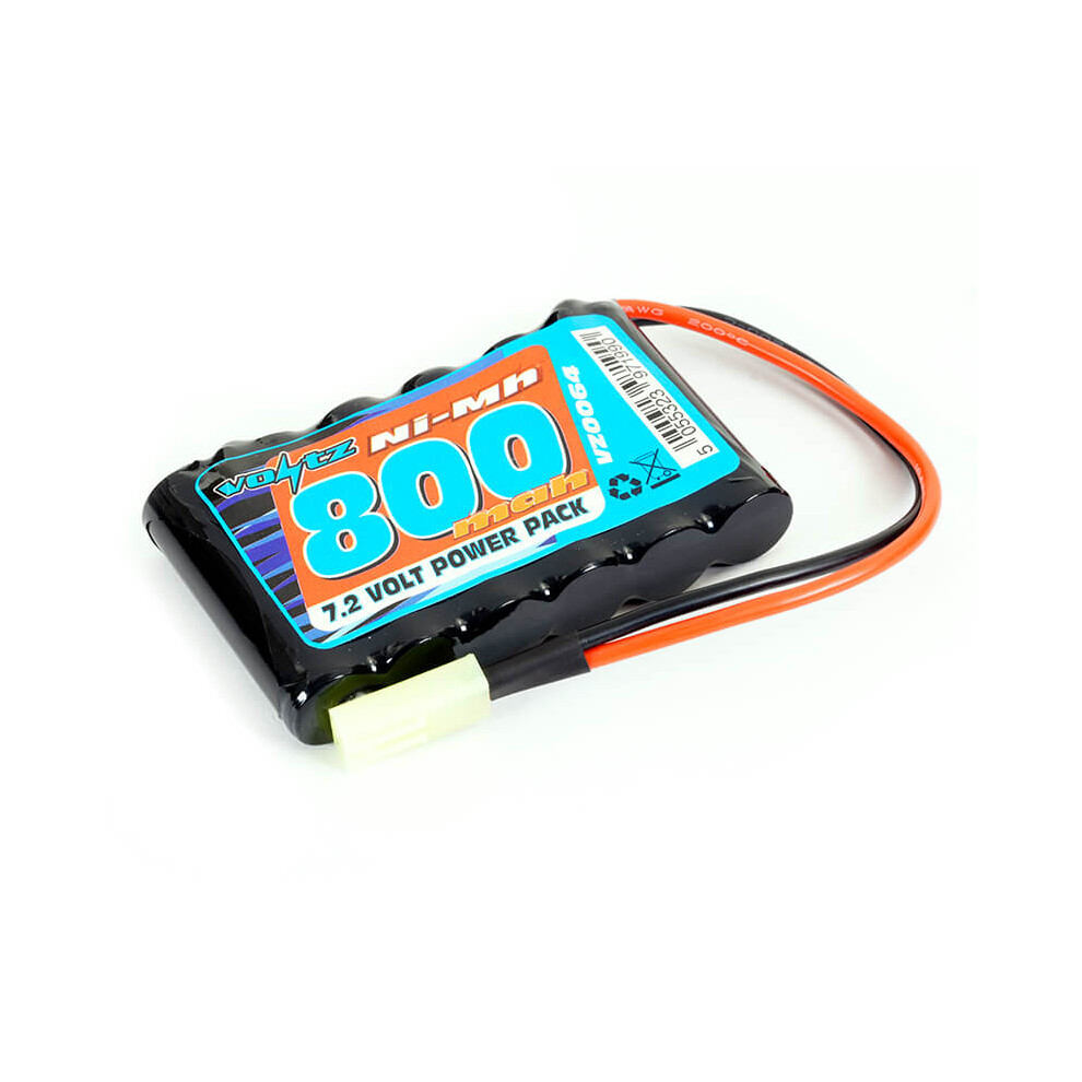 Voltz Hobby 7.2V 800Mah Flat Aa Battery Mini Tamiya Plug 5055323971990