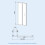 NES Home Nes Home Brushed Brass 800mm Bi-fold Shower Door 800mm Side Panel 8