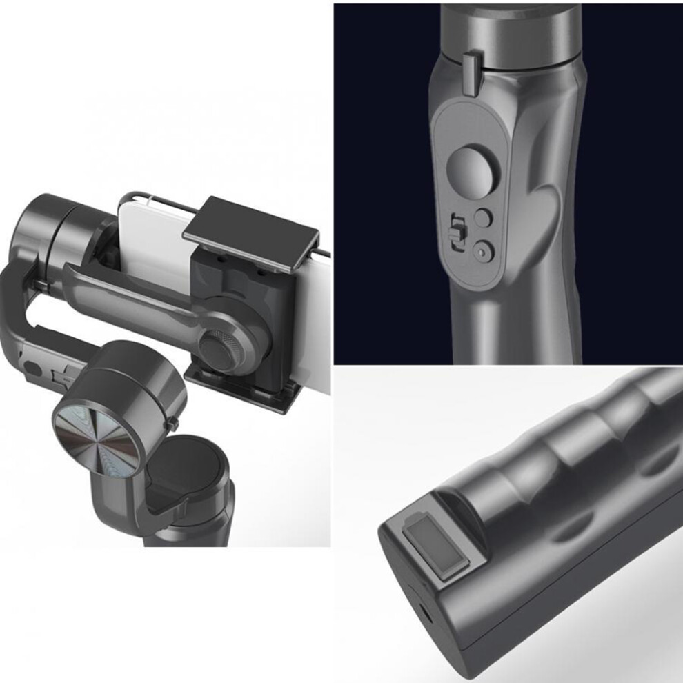 Portable 3-Axis Smartphone Gimbal Stabilizer, 2200Mah, Black 3791386957985