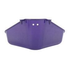 Cassettina per roditori da parete, blu, in plastica, anti-spruzzata