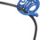 Collier bleu en forme de cor français miniature réglable 5