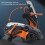 Voiture robot transformable orange - 3 piles AA 4
