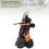Voiture robot transformable orange - 3 piles AA 8