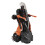 Voiture robot transformable orange - 3 piles AA 3