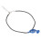 Collier bleu en forme de cor français miniature réglable 15