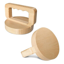 Träblockstryck, Bekvämt Ergonomiskt Handtag för Blocktryck, Linosnitt, Hantverk, Scrapbooking, 2-Pack