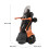 Voiture robot transformable orange - 3 piles AA 2