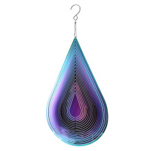Wind Chimes Hanging Decorations Pendants Rotating Windchimes Outdoor Garden Home Decor Metal Drip Wind Spinner