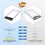 ShuoLe External HDD Case 5Gbps 2.5 Inch Transparent USB Hard Disk Case Drive Enclosure  HDD SSD Storage Case with Display 4
