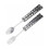 Spoon and Fork Set, Collapsible Stainless Steel Cutlery for Kitchen BBQ 1