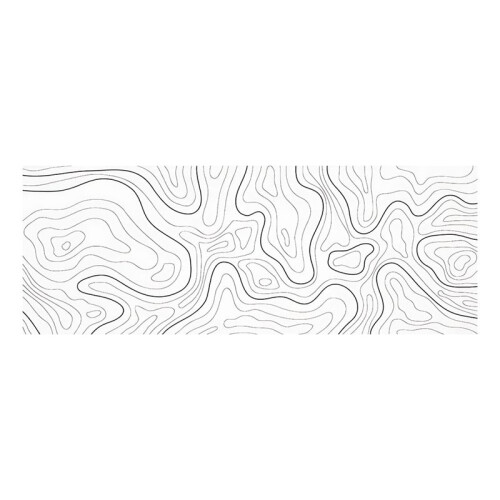 Topographic Contour Extended  Mouse Pad Computer Keyboard Mouse Mat Mousepad 800x300x2mm