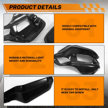 Motorcycle Accessories Handguard for 368G 368 G Handlebar Hand Guard Shield Handle Windshield Protector Grey