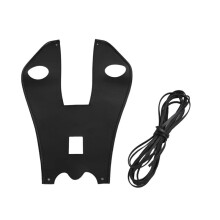 Motorfiets Zwarte Gladde Brandstoftank Pad Paneel Bib BH Cover voor Road King Model FLHRC FLHR Brandstoftank PU Cover