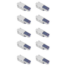 10 Szt. Wtyczek Złącza RJ45 CAT8 Bez Zaciskarki 40 Gb/S 23/24AWG Ekranowany Kabel Sieciowy Ze Stopu Cynku Wtyczka RJ45 B