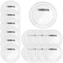 Set mit 15 Acryl-Knopfnadeln, Knopfnadeln für Erstellen Eigener Knopfbild-Designs, Knopfabzeichen für DIY-Bastelarbeiten