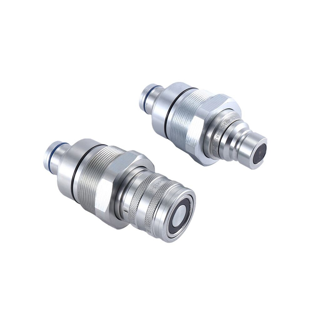 Male Female Flat Coupler Kits Hydraulic Quick Coupler For Tractor Excavator Loader 7246802 7246799 4714036919712