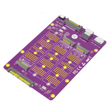 3 in 1 M.2(NGFF) NVMe SSD to SFF-8611/8612/ 8654/and U.2(SFF-8639) Adapter