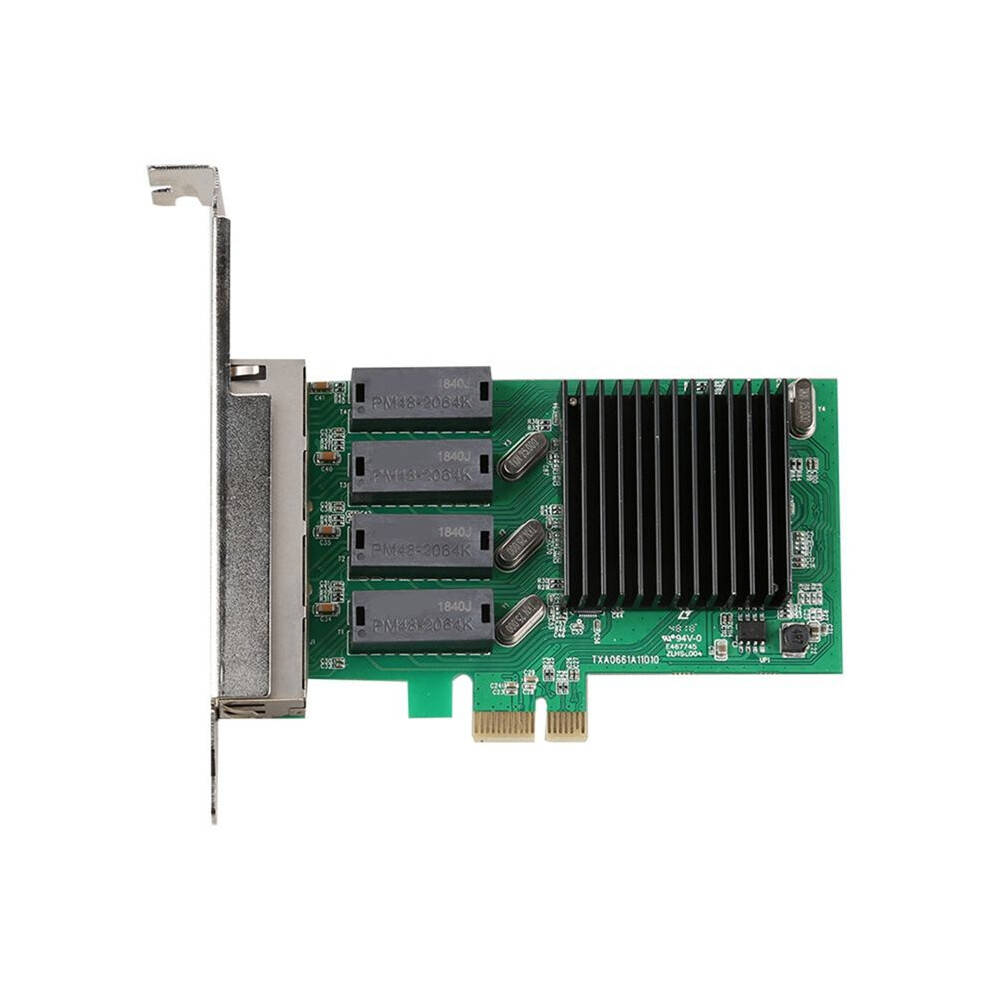 Pci-E 4 Port Gigabit Network Card Pci-E Rtl8111h Chip 1000Mbps Rj45 Lan Adapter Network Controller 4711371813378