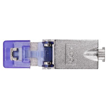 10 Connecteurs RJ45 CAT8 Sans Outil de Sertissage, 40 Gbit/S, 23/24 AWG, Câble Réseau Blindé en Alliage de Zinc, Prise RJ45 B