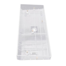Plastic Koffer voor 60% Mechanisch Toetsenbord Plastic Omhulsel Past op de Meeste Mechanische Toetsenborden GH60 A60 DZ60 XD60 Doorzichtig
