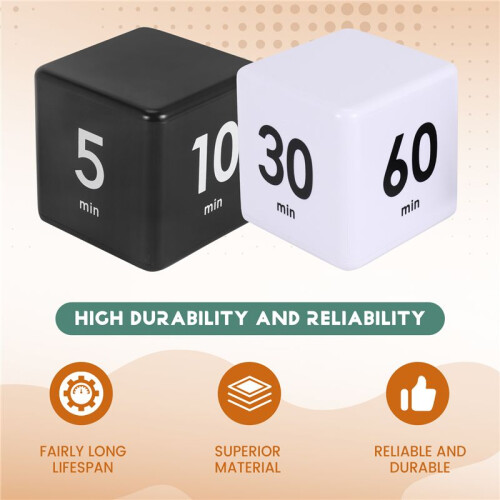 2PCS  Timers Gravity Sensor Flip Timer Kitchen Timer for  Management and Countdown 1-3-5-10,15-20-30-60Minutes 1