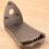 Bronze Metal Triangle Mandolin Tailpiece Parts for 8 String Arched Top Mandoline Replacement 8