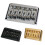 Icke-Tremolo Elektrisk Gitarr Hardtail Bridge-Sadel för 6-Strängad  Strat Stratocaster Tele Telecaster Gitarr, Silver 3