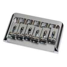 Non-Tremolo E-Gitarre Hardtail Stegsattel für 6-Saitige Strat Stratocaster Tele Telecaster Gitarre,Silber