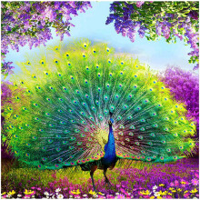 DIY Diamond Painting Diamond Embroidery Round Resin Diamond Stitch Home Wall Decor 30X30cm,