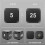 -Timer Kitchen Timer Gravity Sensor Flip Meditation Timer for  Management and Countdown 5-15-25-45 Min(Black) 8