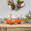 Easter Rabbit Front Door Wreath for Front Door,Easter Bunny Butt Shape Garland Wall Decor Spring Wreath Decoration 7