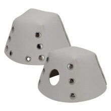 1 Pair Roller Skates Toe Cap Guards Protectors with Holes PU Toe Cap Guard Protectors Removable Toe Stops
