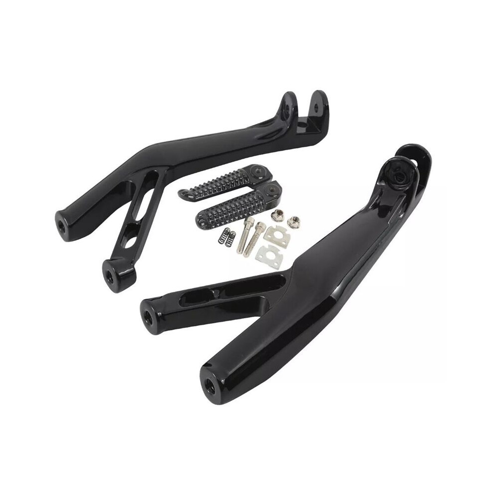 Motorcycle Rear Passenger Foot Pegs Bracket For Yzf R1 R1s R1m 2015-2024 Black 4712584736287