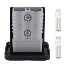 Plug Holder for Anderson Plugs 175A Panel Base with Dust Cover High Current Connector Fixing Bracket
