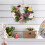 Easter Rabbit Front Door Wreath for Front Door,Easter Bunny Butt Shape Garland Wall Decor Spring Wreath Decoration 6
