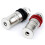 Rhodium Plated Speaker Amplifier Binding Post Terminal Banana Plug Socket Output Connector Hifi Audio DIY 3