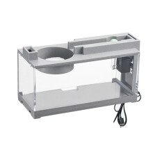 Fish Tank Aquarium StarterKits Mute Water Flow Filter Landscape Fish Tank Office Desktop Decoration A